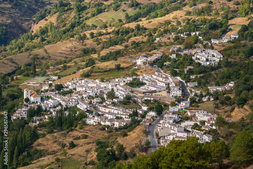 The town of Bubion in the Alpujarra (Spain)