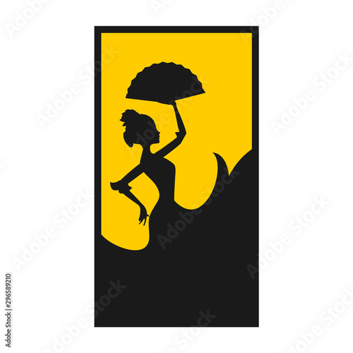 flamenco dancer illustration