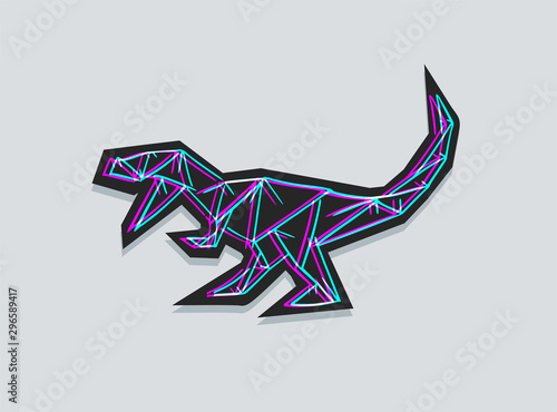 Imaginative t-rex illustration