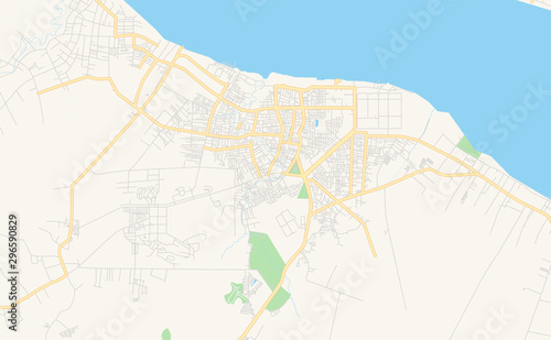 Printable street map of Dumai  Indonesia