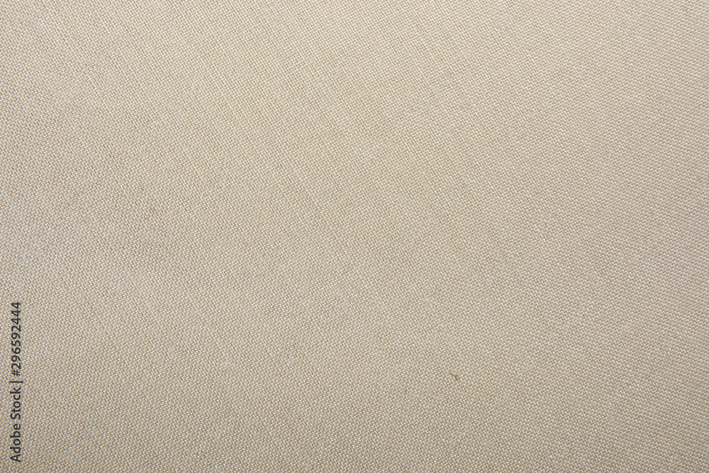 Fabric canvas natural linen beige texture for backgrounds  - obrazy, fototapety, plakaty 