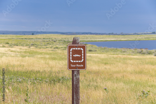 Auto tour route at Bowdoin National Wildlife Refuge
