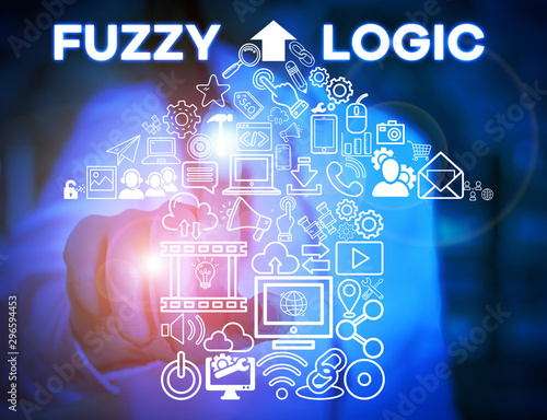 фотографія Writing note showing Fuzzy Logic