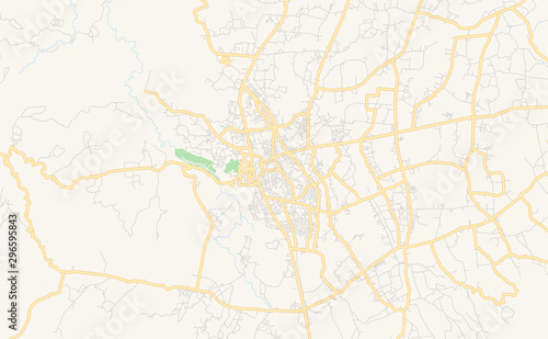 Printable street map of Bukittinggi  Indonesia