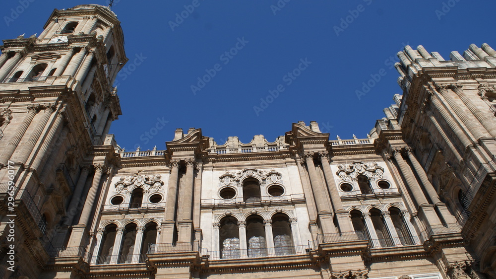 Malaga is old and very beautiful city in Spain