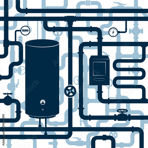 System water supply piping plumbing repair