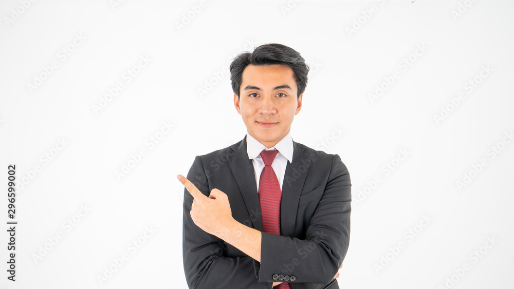 business man with confident expression owner Bussiness standing confidently with pride, The CEO management company of marketing information data working success, handsome, cheerful on white background business man with confident expression owner Bussiness standing confidently with pride, The CEO management company of marketing information data working success, handsome, cheerful on white background