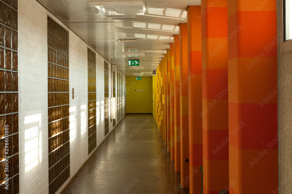 Hall in prison Bijlmer Bajes Amsterdam Hall in prison Bijlmer Bajes Amsterdam
