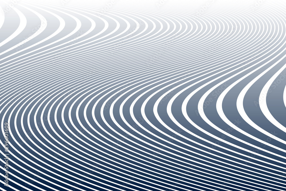 Wavy lines pattern and texture. Abstract design. - obrazy, fototapety, plakaty 