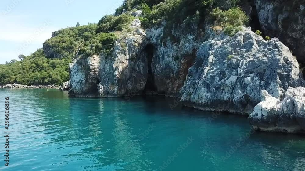 rock in sea rock in sea