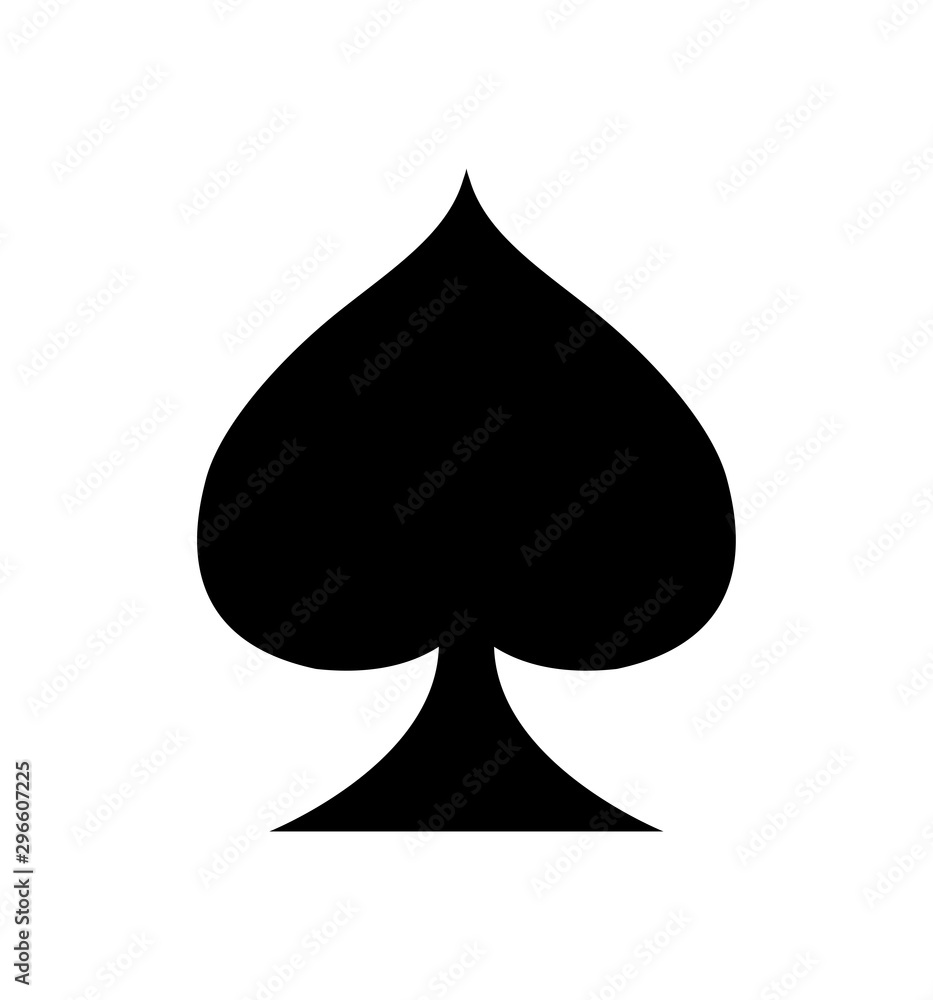 Playing card illustration casino symbol playing cards sign Playing card illustration casino symbol playing cards sign