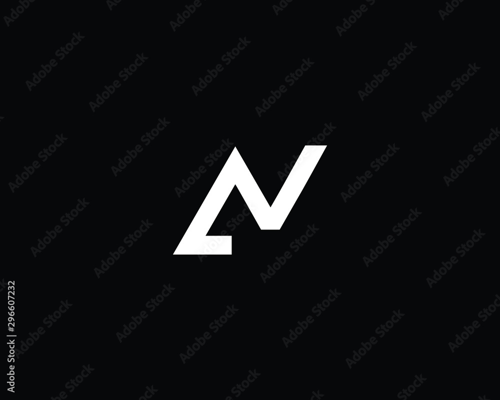 Trendy and Minimalist Letter NV AV Logo Design in Black and White Color , Initial Based Alphabet Icon Logo Trendy and Minimalist Letter NV AV Logo Design in Black and White Color , Initial Based Alphabet Icon Logo