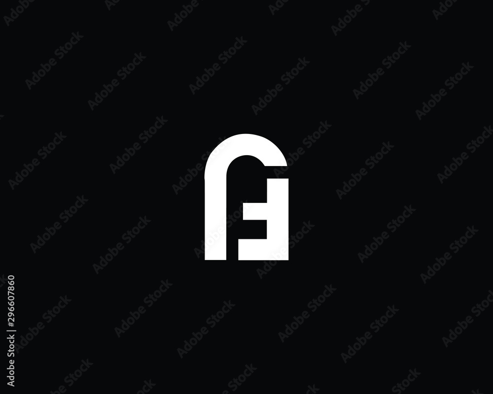 Trendy and Minimalist Letter PF Logo Design in Black and White Color , Initial Based Alphabet Icon Logo Trendy and Minimalist Letter PF Logo Design in Black and White Color , Initial Based Alphabet Icon Logo