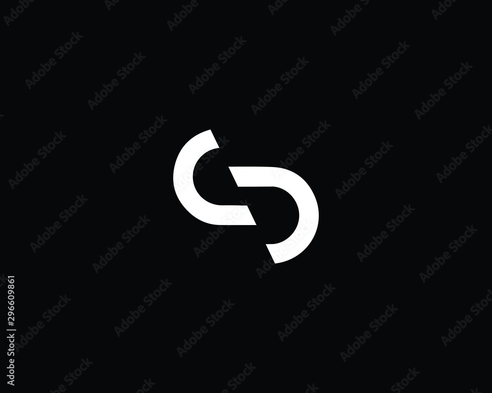 Trendy and Minimalist Letter CC CD Logo Design in Black and White Color , Initial Based Alphabet Icon Logo Trendy and Minimalist Letter CC CD Logo Design in Black and White Color , Initial Based Alphabet Icon Logo