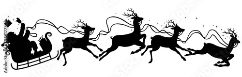 santa claus silhouette