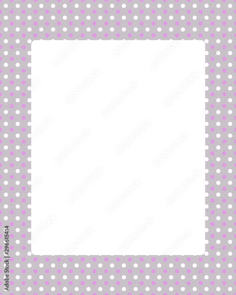 Greeting card, invitation layout, pink and white polka dot template, simple abstract pattern Greeting card, invitation layout, pink and white polka dot template, simple abstract pattern