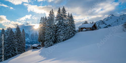 Wintermorgen in den Alpen © Netzer Johannes