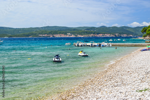 Fototapeta Naklejka Na Ścianę i Meble -  The Orebic beach, Croatia.