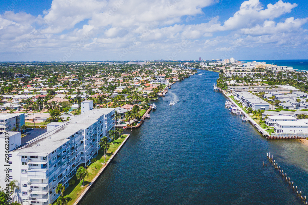 Aerial of Lighthouse Point Florida