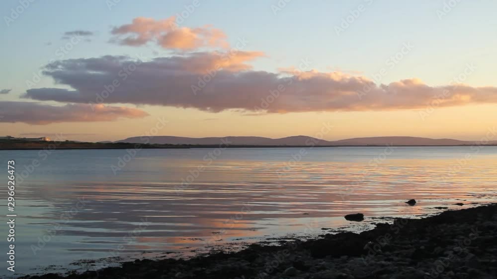 Galway bay at sunset, Galway, Ireland Galway bay at sunset, Galway, Ireland