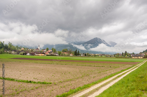 Sittersdorf village in Austria, Europe. photo