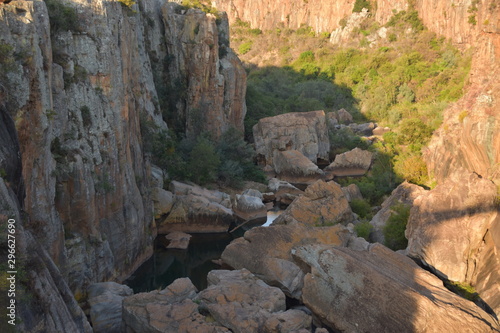 river in canyon