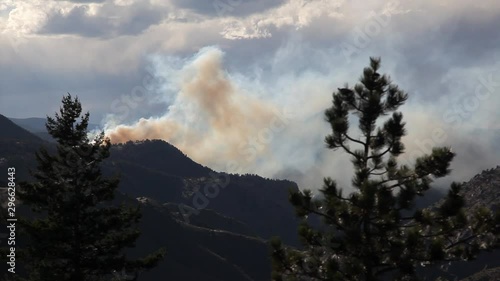 Bald Mountain Fire in Colorado's Clear Creek Canyon on September 20, 2019