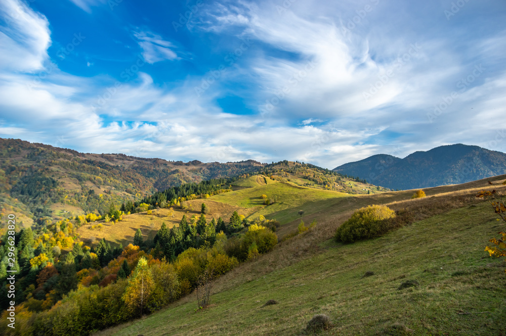 Autumn day in the Carpathian mountains Autumn day in the Carpathian mountains