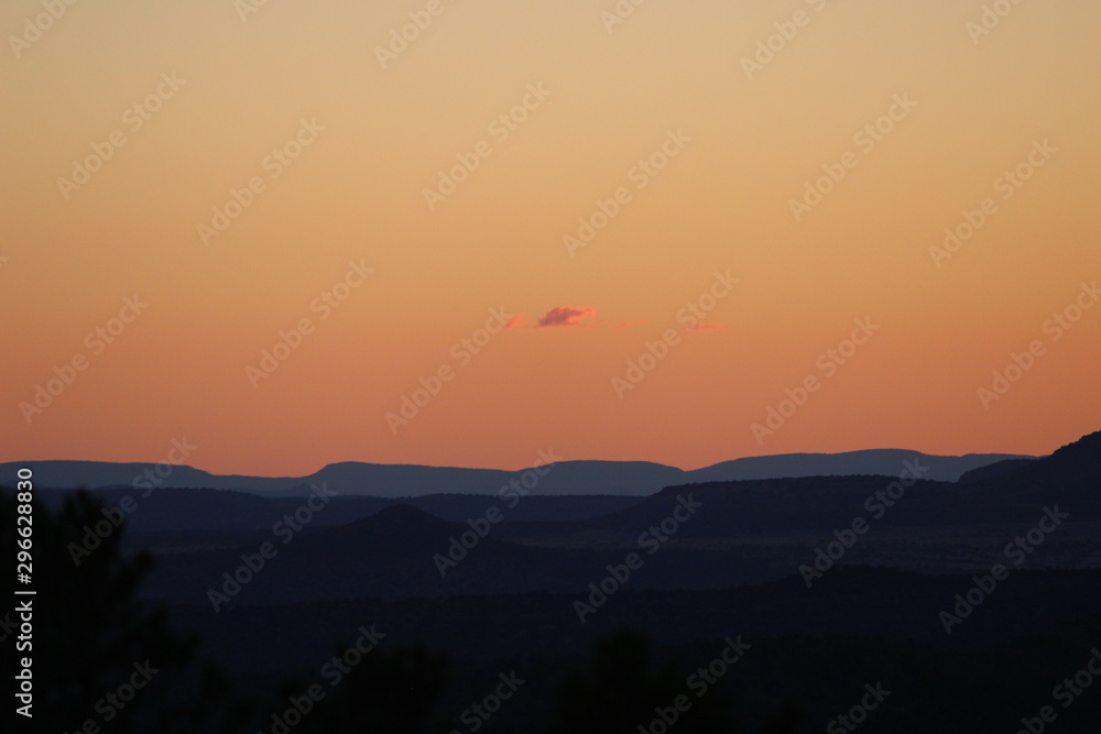 Dusk in Grand Canyon Arizona - American Desert Dusk in Grand Canyon Arizona - American Desert