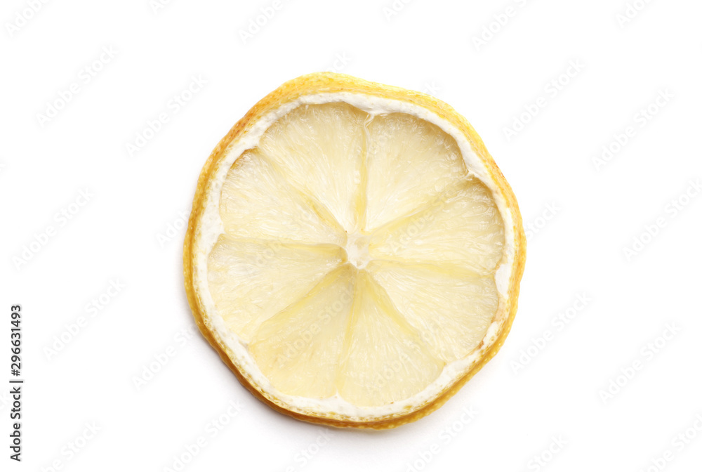 Dried citrus fruits on white background Dried citrus fruits on white background