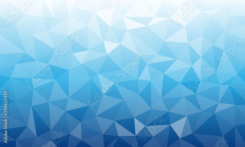 Tropical summer water. Ice texture low poly summer water background v3 geometric mosaic Ai EPS	