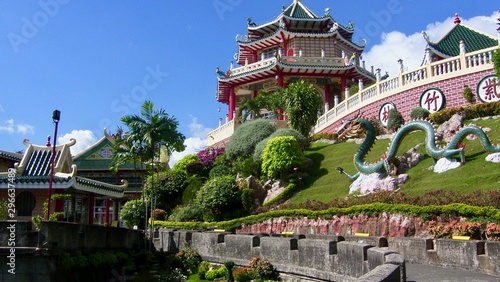 Cebu Taoist Temple is located in upscale town Beverly Hills Subdivision of Cebu City, Philippines which was built by  Chinese community in 1972 photo