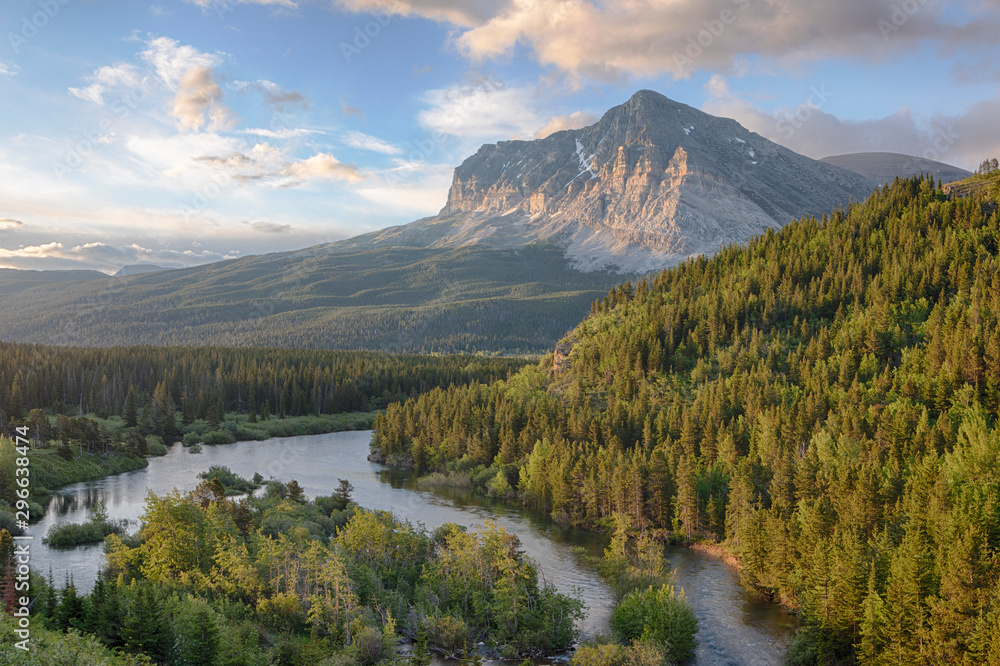 Sunrise in Glacier National Park (United States)