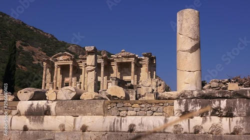The ruins of the ancient library, Ephesus, Turkey