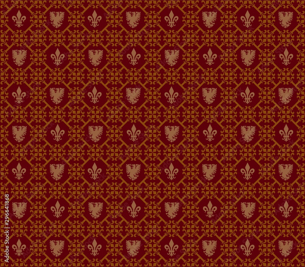 abstract heraldic background