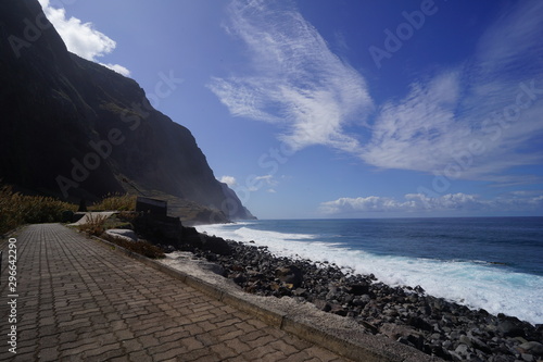 clouds, ocean and blue sky