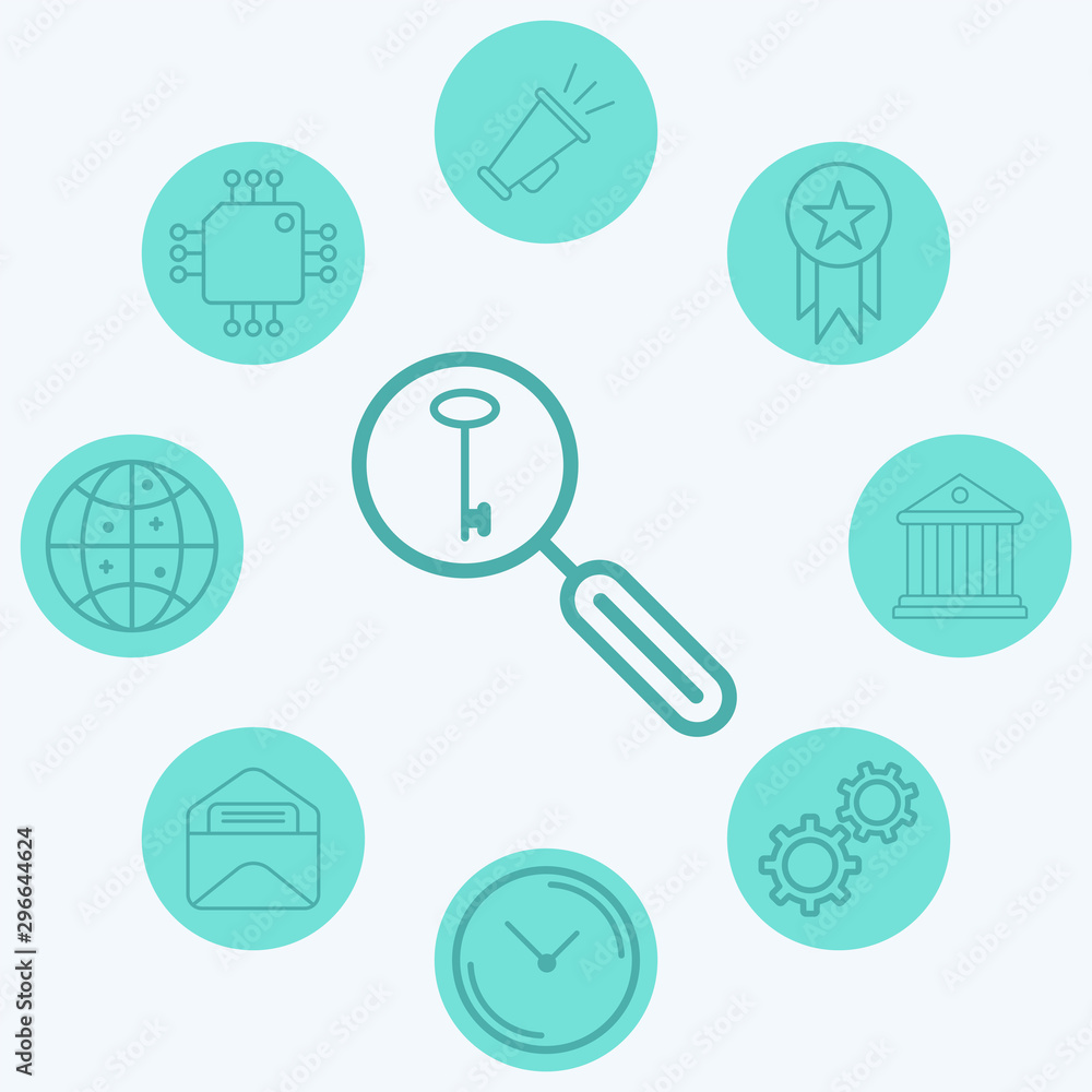 Keyword search vector icon sign symbol Keyword search vector icon sign symbol