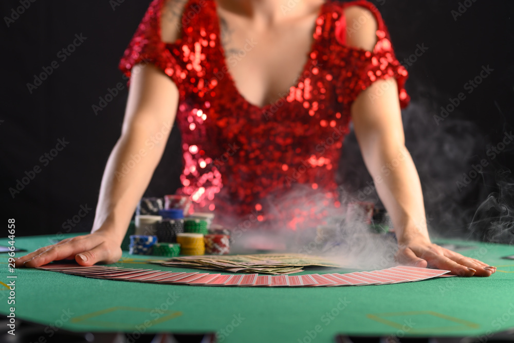 Game in a casino, in a night institution. Poker Game in a casino, in a night institution. Poker