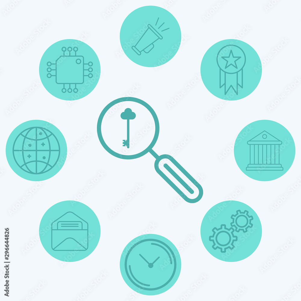 Keyword search vector icon sign symbol Keyword search vector icon sign symbol