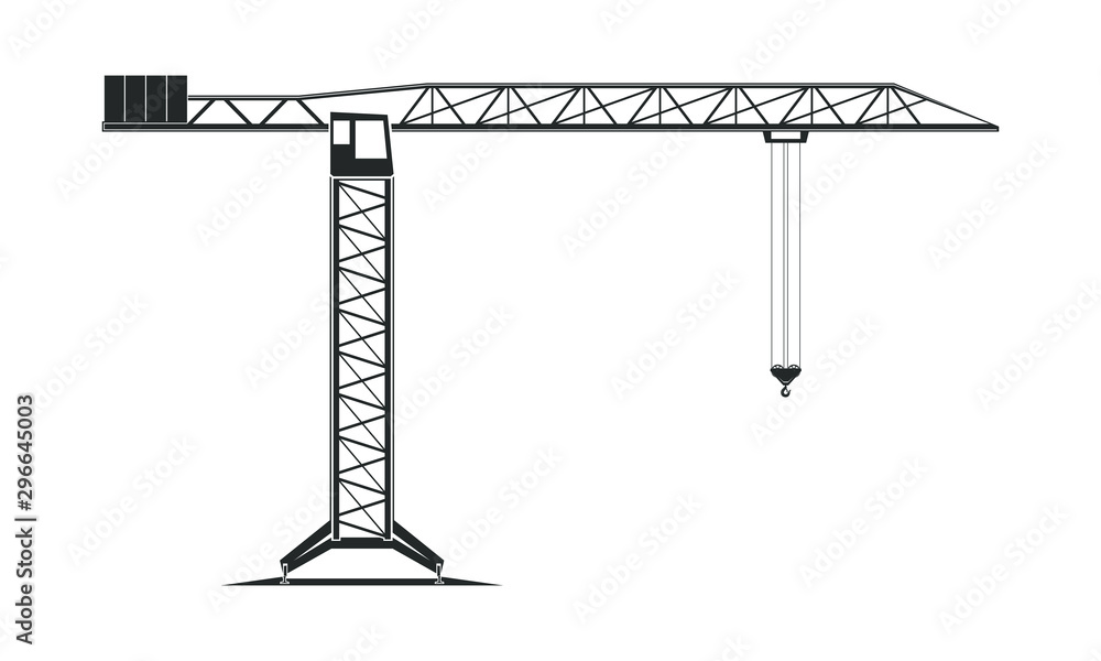 Tower crane icon Tower crane icon
