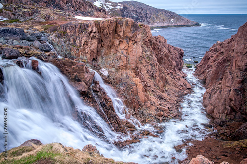 Teriberka, The North of Russia, northern waterfalls