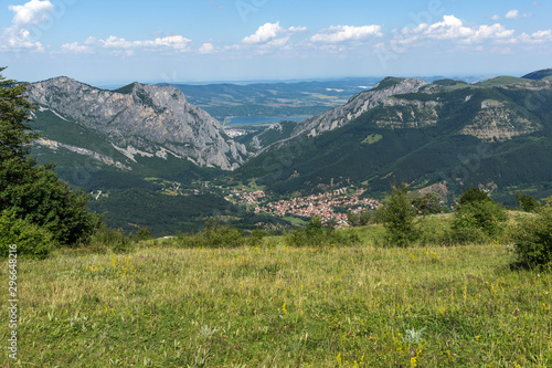 Landscape of Vratsata pass at Balkan Mountains, Bulgaria