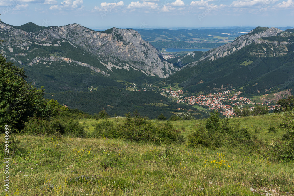 Naklejka premium Landscape of Vratsata pass at Balkan Mountains, Bulgaria