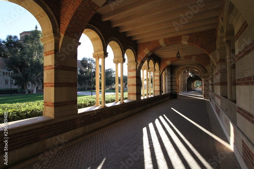 UCLA Royce hall corridor