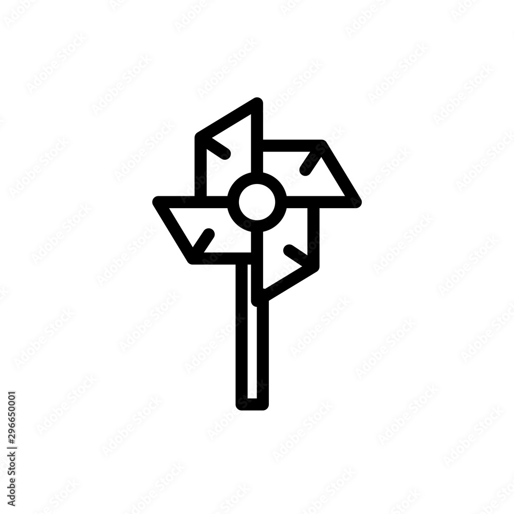Windmill icon silhouette vector illustration Windmill icon silhouette vector illustration