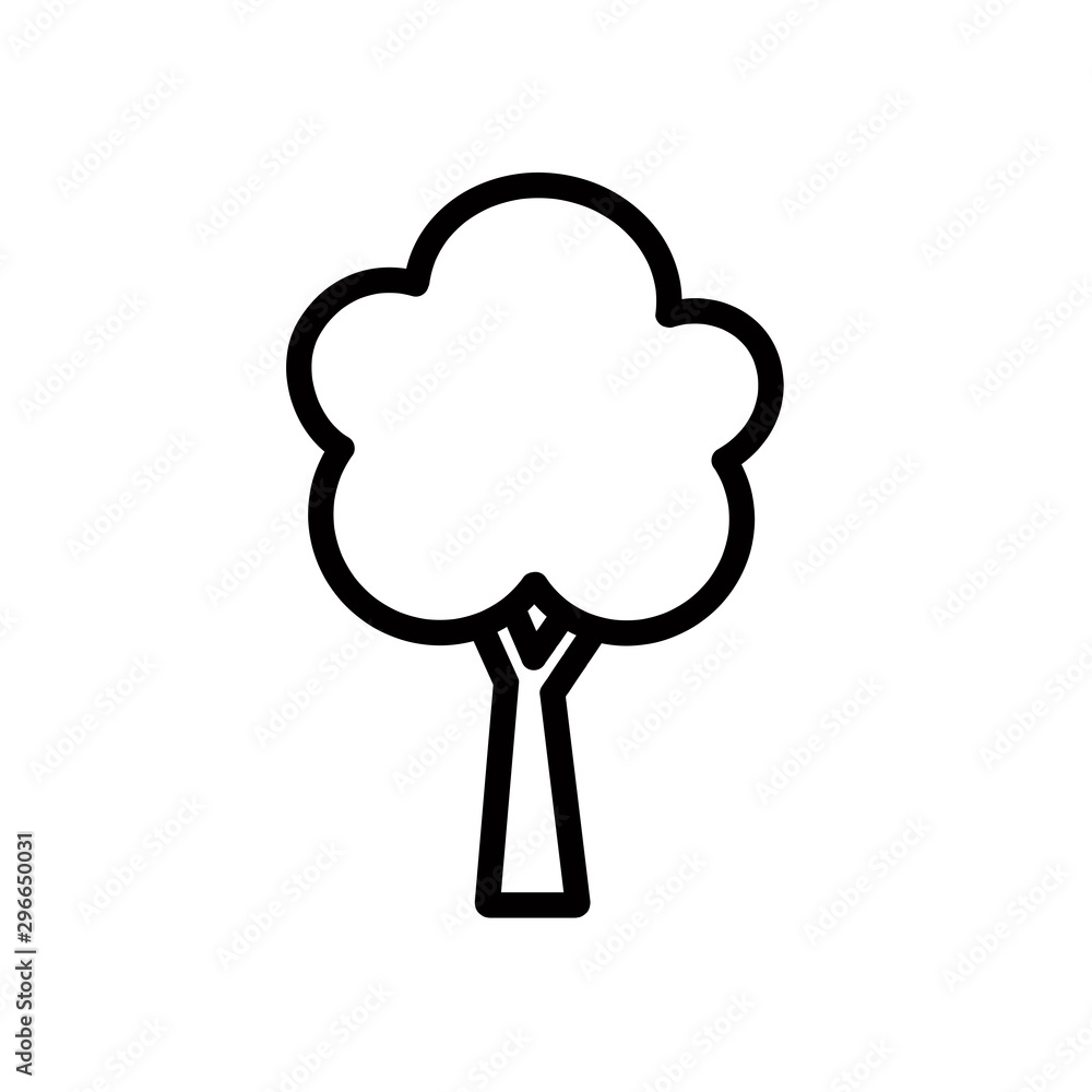Tree icon logo design vector template Tree icon logo design vector template