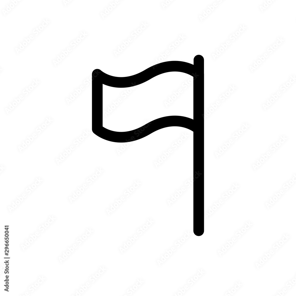 Flag icon vector design template Flag icon vector design template