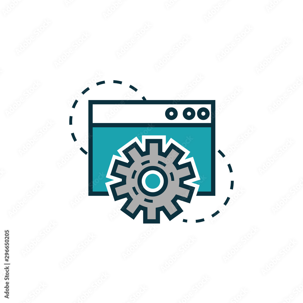 website setting gear work tools engineering icon website setting gear work tools engineering icon