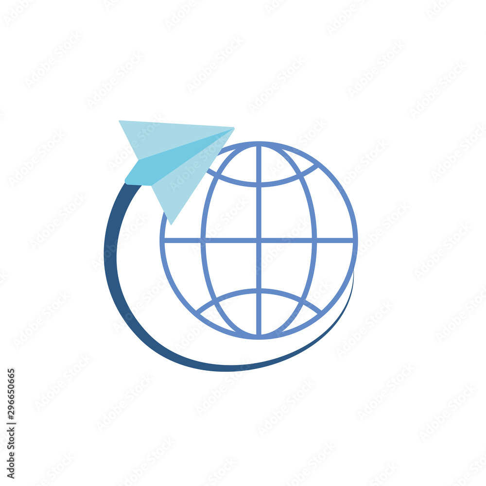 Global sphere icon flat vector design Global sphere icon flat vector design