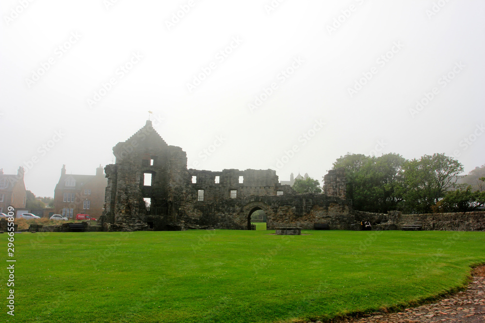 Ruins of the castle, st Andrews, Britain